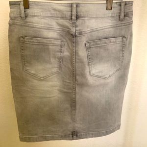 skirt with zipper both sides